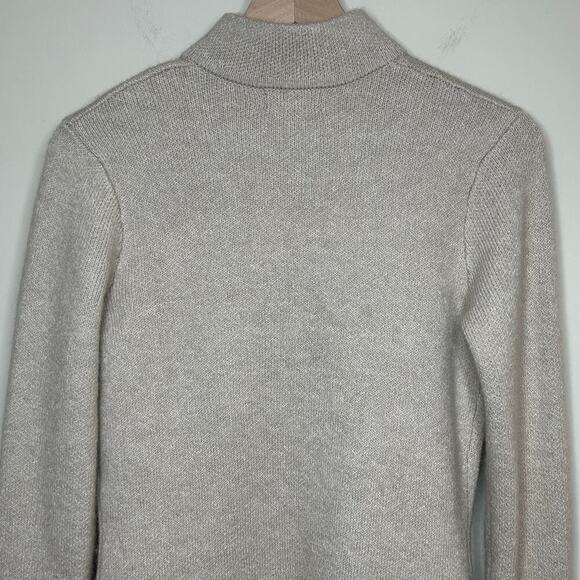 Adrienne Vittadini Wool Blend Cardigan Sweater Jacket Size XS Duster Nehru - Picture 8 of 9